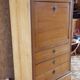 Secretary Louis Philippe / Solid cherry and white marble