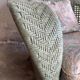 Vintage wicker lounge chair with pastel cushions – 1980s