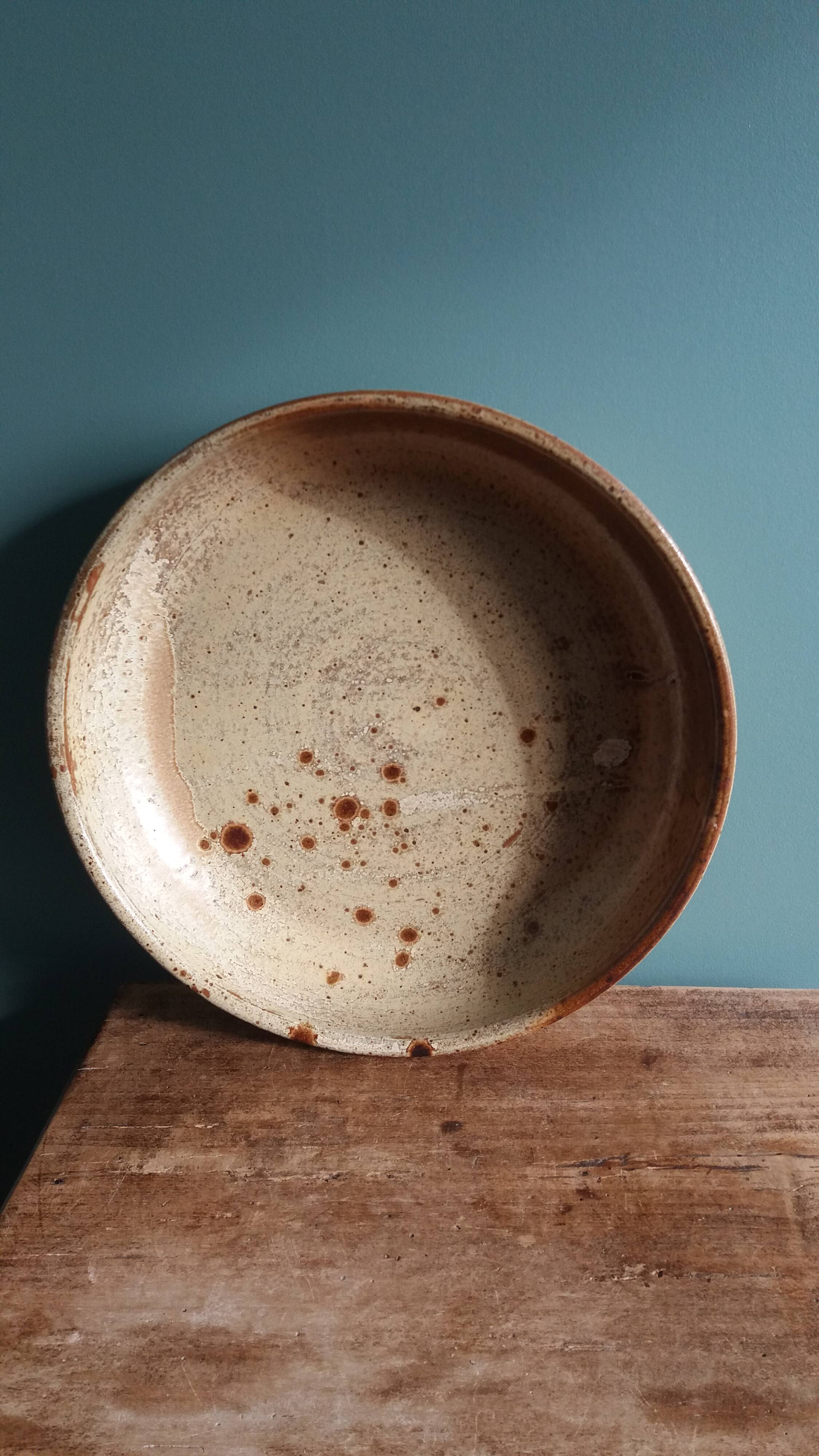 Earthenware salad bowl from Puisaye, Jean-Pierre Prud’homme