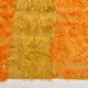 5x7 Yellow & Orange Moroccan Wool Kilim Rug, 146x210Cm
