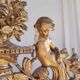 Antique mirror with glazing beads 165m/90cm