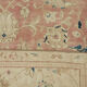 Hand-knotted persian antique 1970s 320 cm x 357 cm beige wool carpet