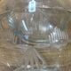 Pair of decanters nineteenth crystal grave, baccarat quality, Saint Louis, chic decoration