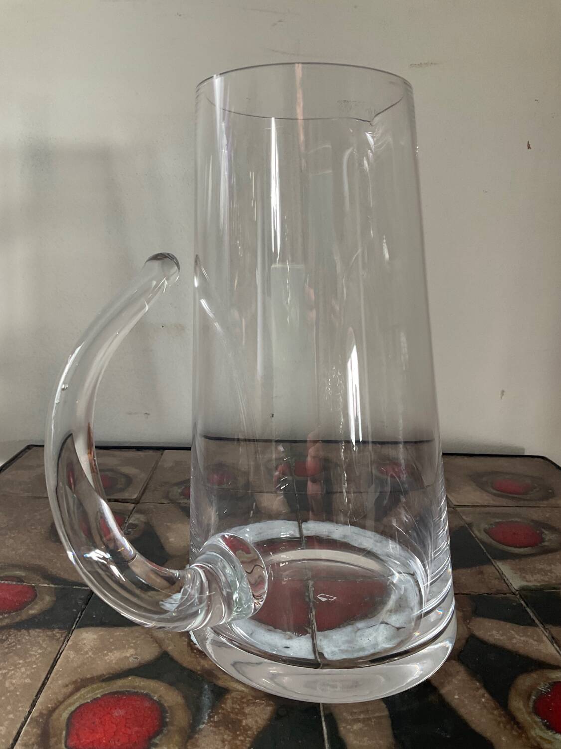 Vintage blown glass carafe