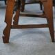 8 rustic oak chairs combining modern lines and Breton craftsmanship by a student of Joseph Savina 1950s
