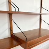 Poul Cadovius "Royal System" scandinavian teak shelving wall system