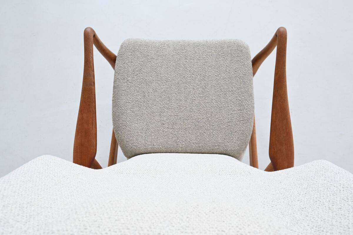 A. Madsen and H. Schubell “Kirsten” lounge chairs Bovenkamp Netherlands 1960