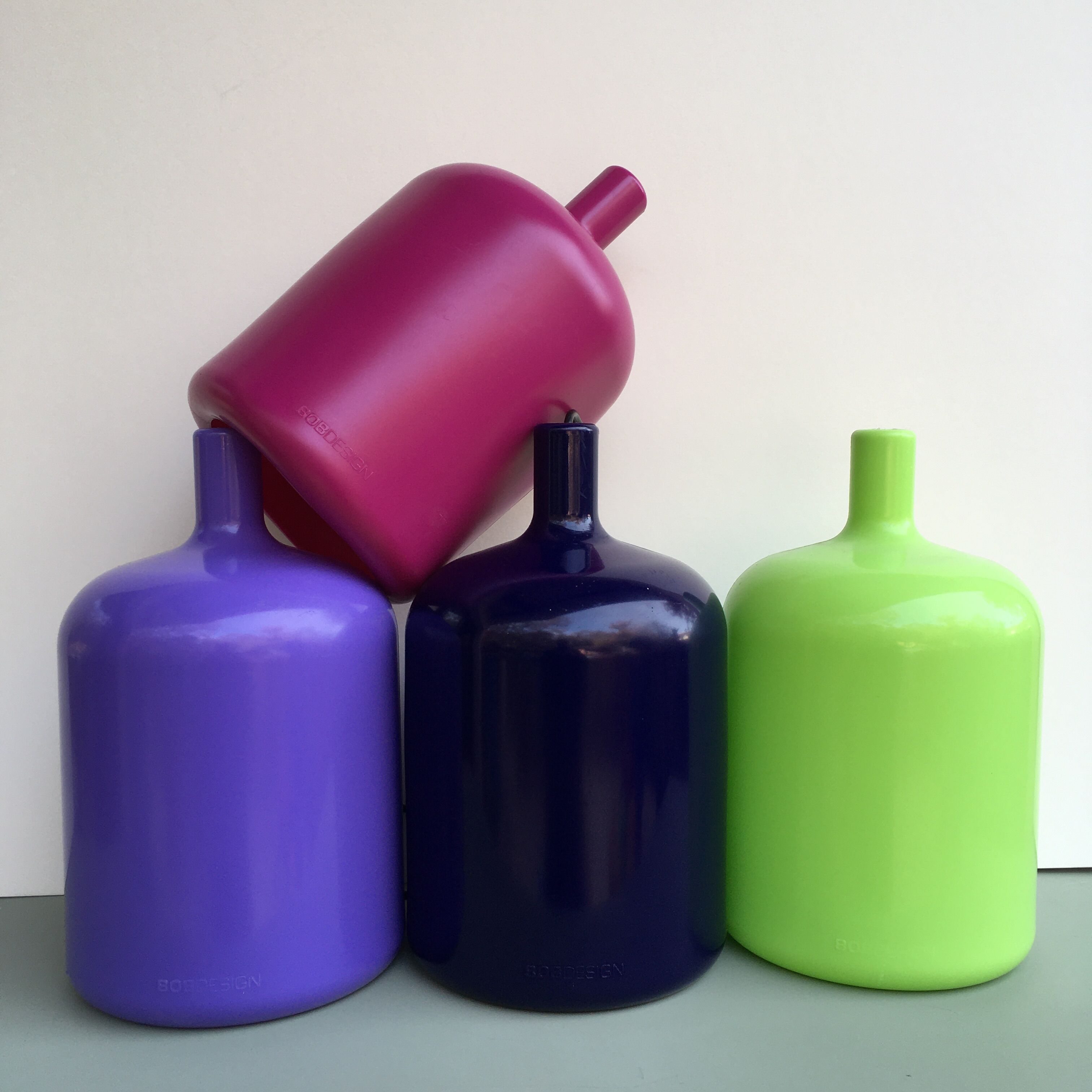 Suspension Bulb par Bob Design fuschia