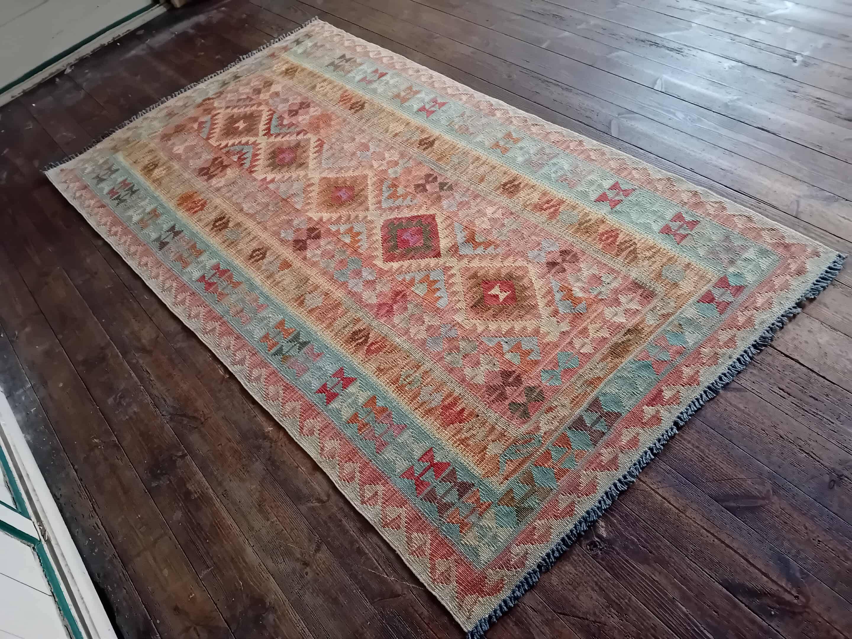 Kilim Afghan fait main 220x118cm