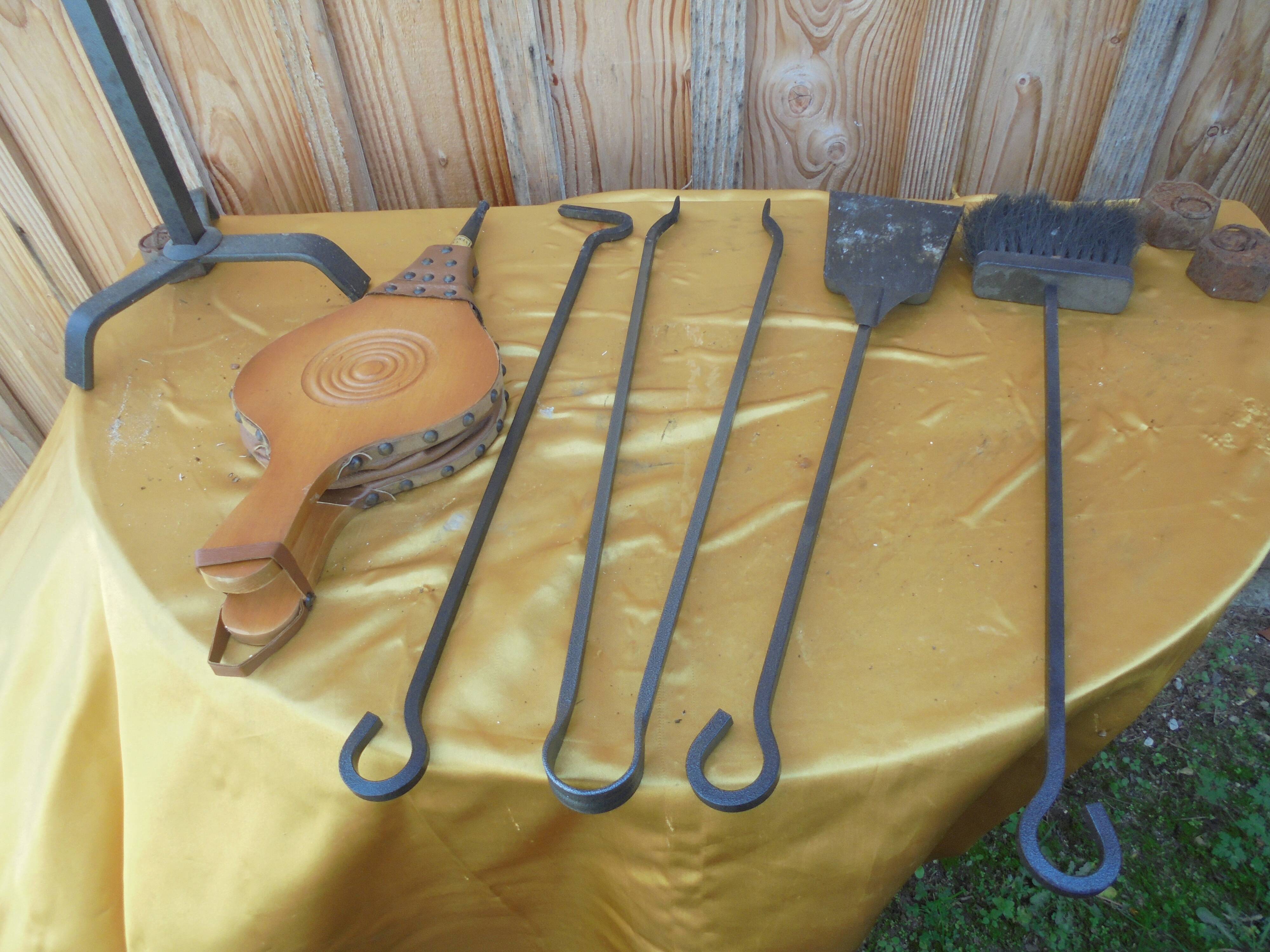 FIREPLACE SET & BELLOWS