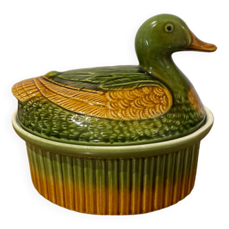 Terrine vintage forme Canard