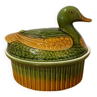 Vintage duck-shaped terrine