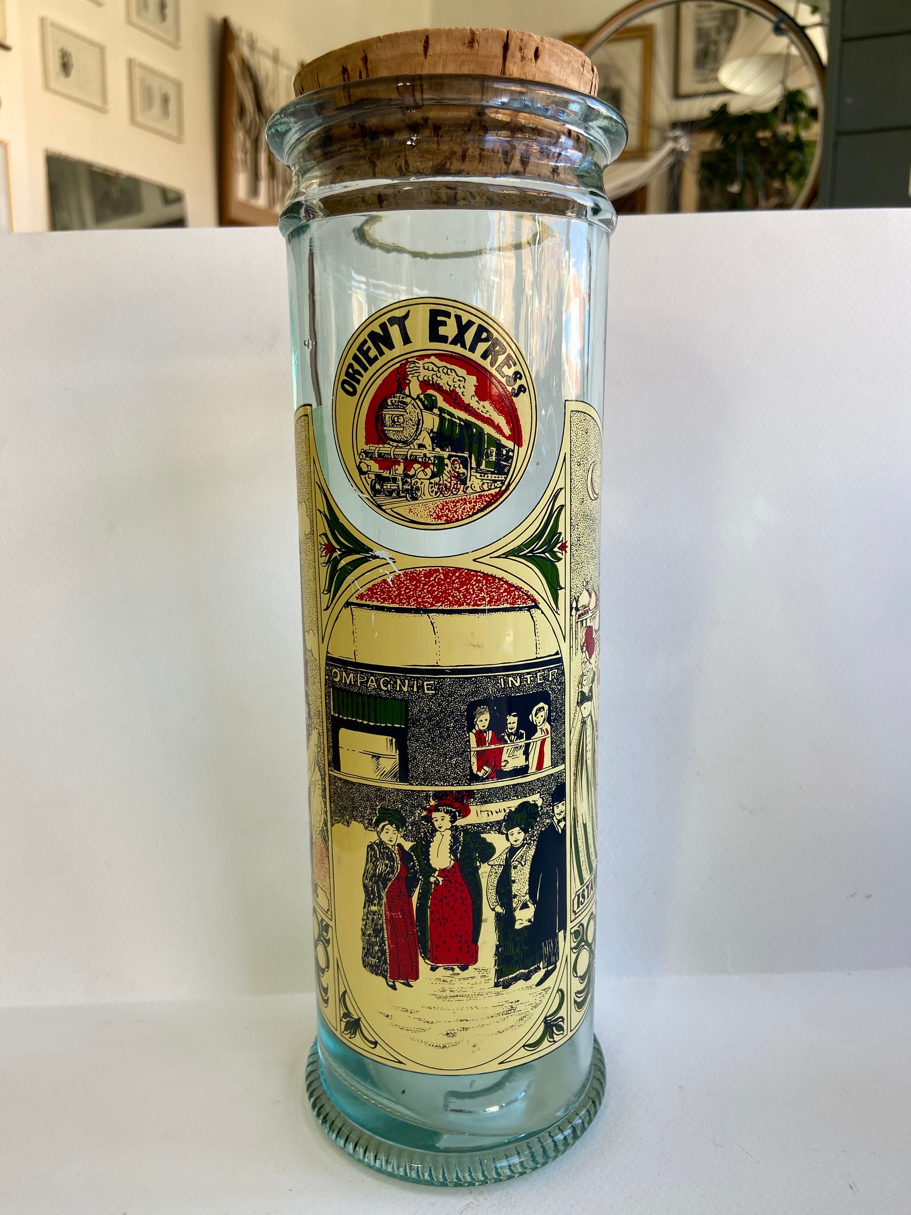 Glass jar "Orient Express"