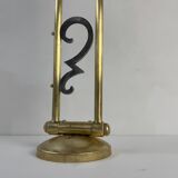 Ancienne lampe potence & opaline xl vintage
