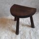 Tabouret de ferme tripode en bois