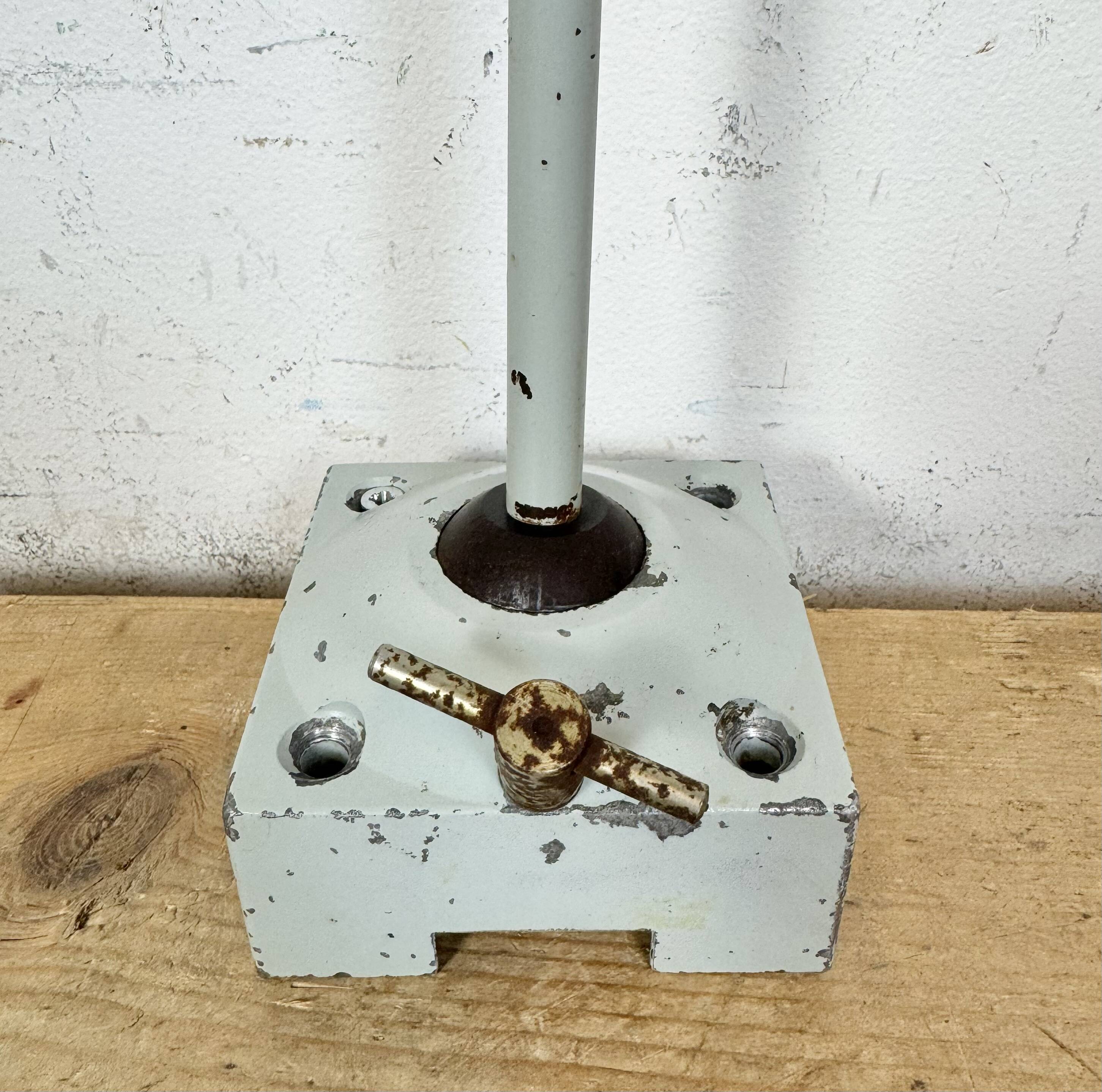 Grey Industrial Table Lamp from Elektrosvit, 1970s