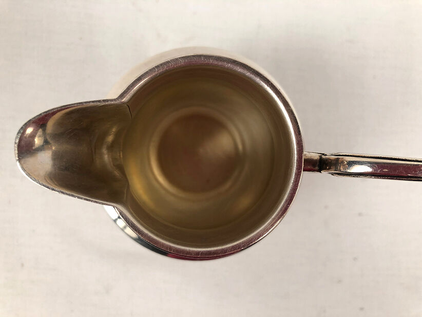 Silver metal coffee service