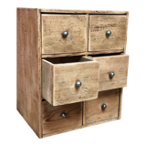 Old small furniture with hardware drawers