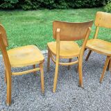 Set of 4 Thonet bistro chairs