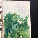 Landscape drawing Bois Clamart