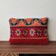Moroccan red bohemian cushion