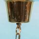 Midmod glass and brass suspension, Orrefors Sweden