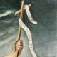 Painting Oil on canvas after Murillo Saint Jean Batiste early 20th century