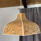 Hanging lamp in cork 80