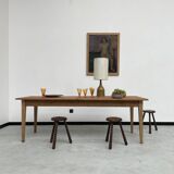 Pine and oak farmhouse table 220 cm