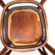 Set of six Authentic antique bentwood chairs, Antonio Volpe