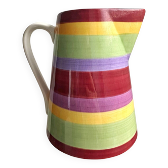 Pichet / carafe en céramique multicolore de la marque « Nos jours heureux »