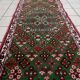 Handmade antique Persian Joshagan runner 1.8' x 4.8' (57cm x 149cm) 1930s