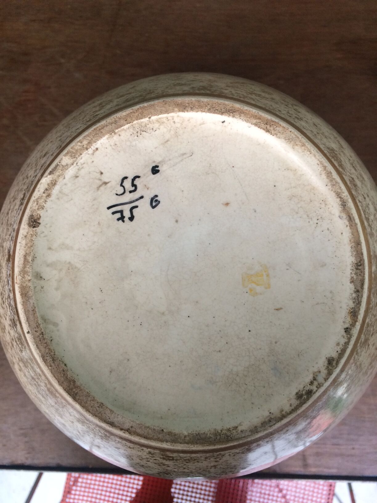 Art deco vase signed Maurice Pinon