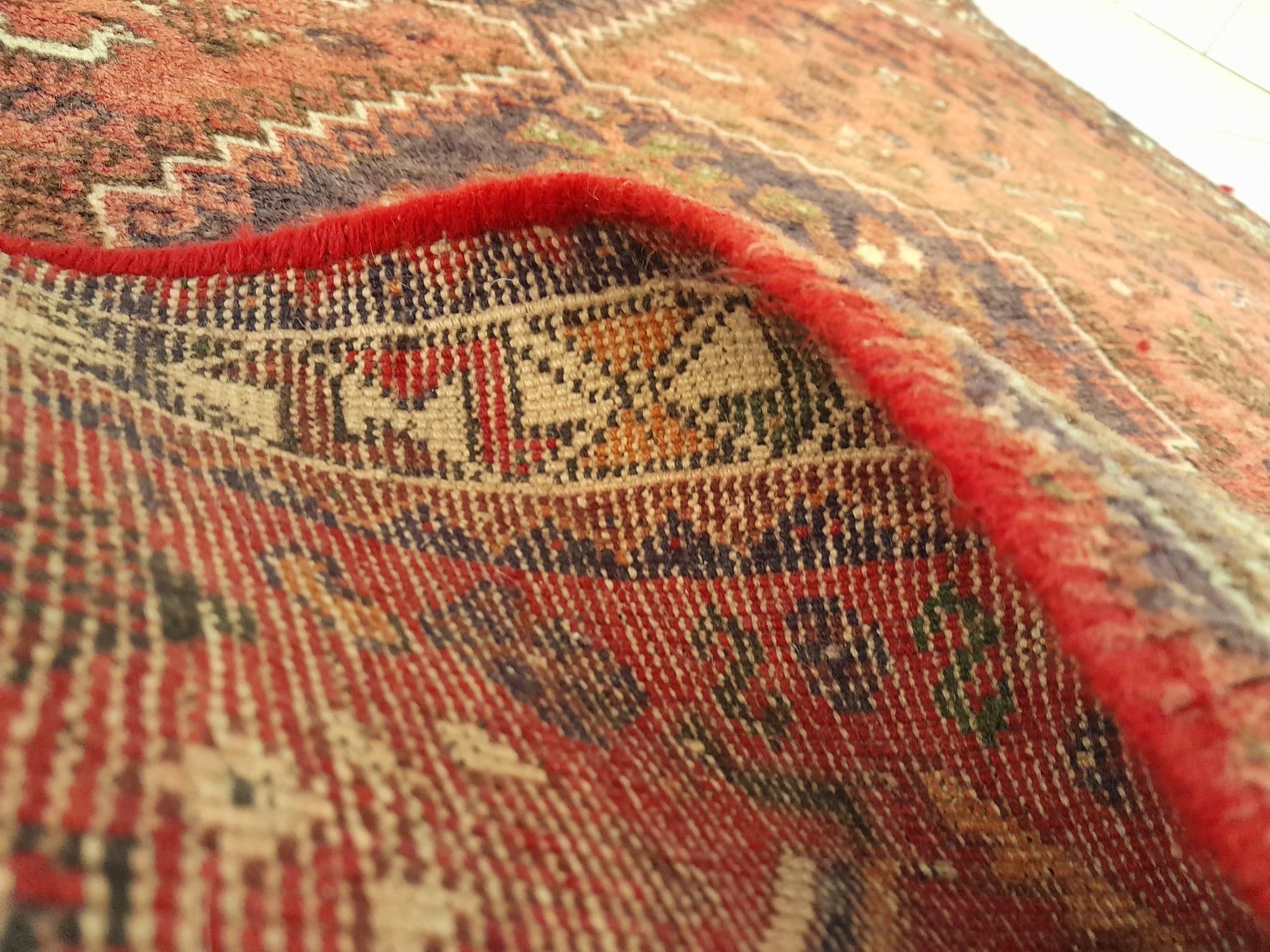 Handmade Persian Shiraz rug 150x108cm