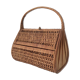 Basket in woven rattan from the 60's