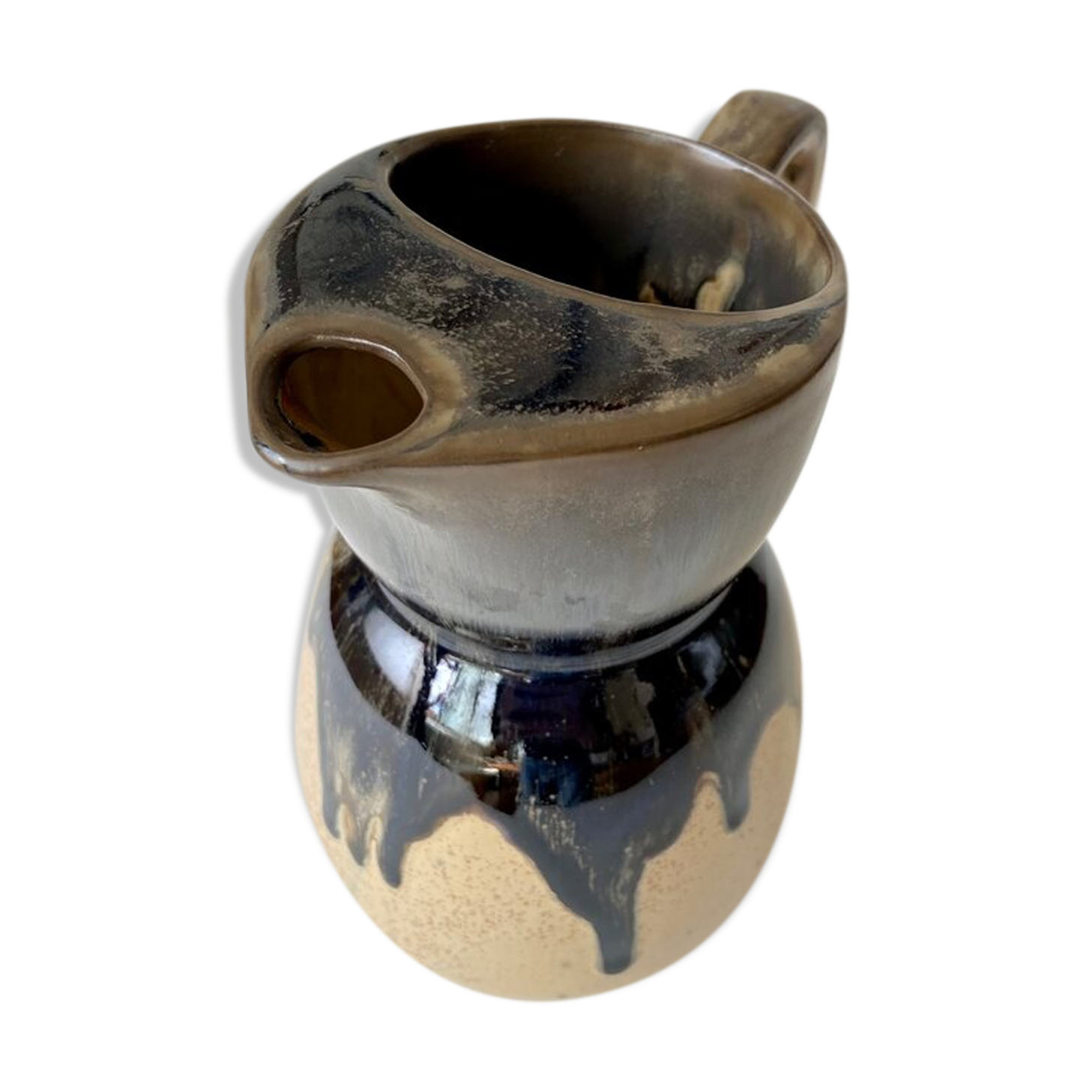 Enamel ceramic pitcher