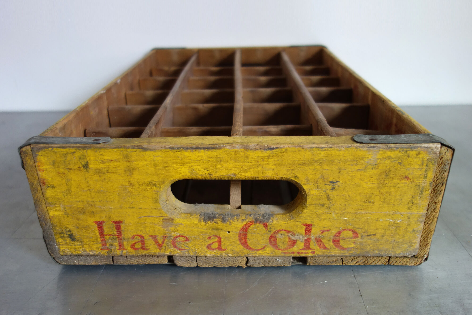 Vintage Coca-Cola wooden locker