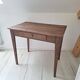 Old farmhouse side table in country style