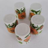 Five 70s glasses