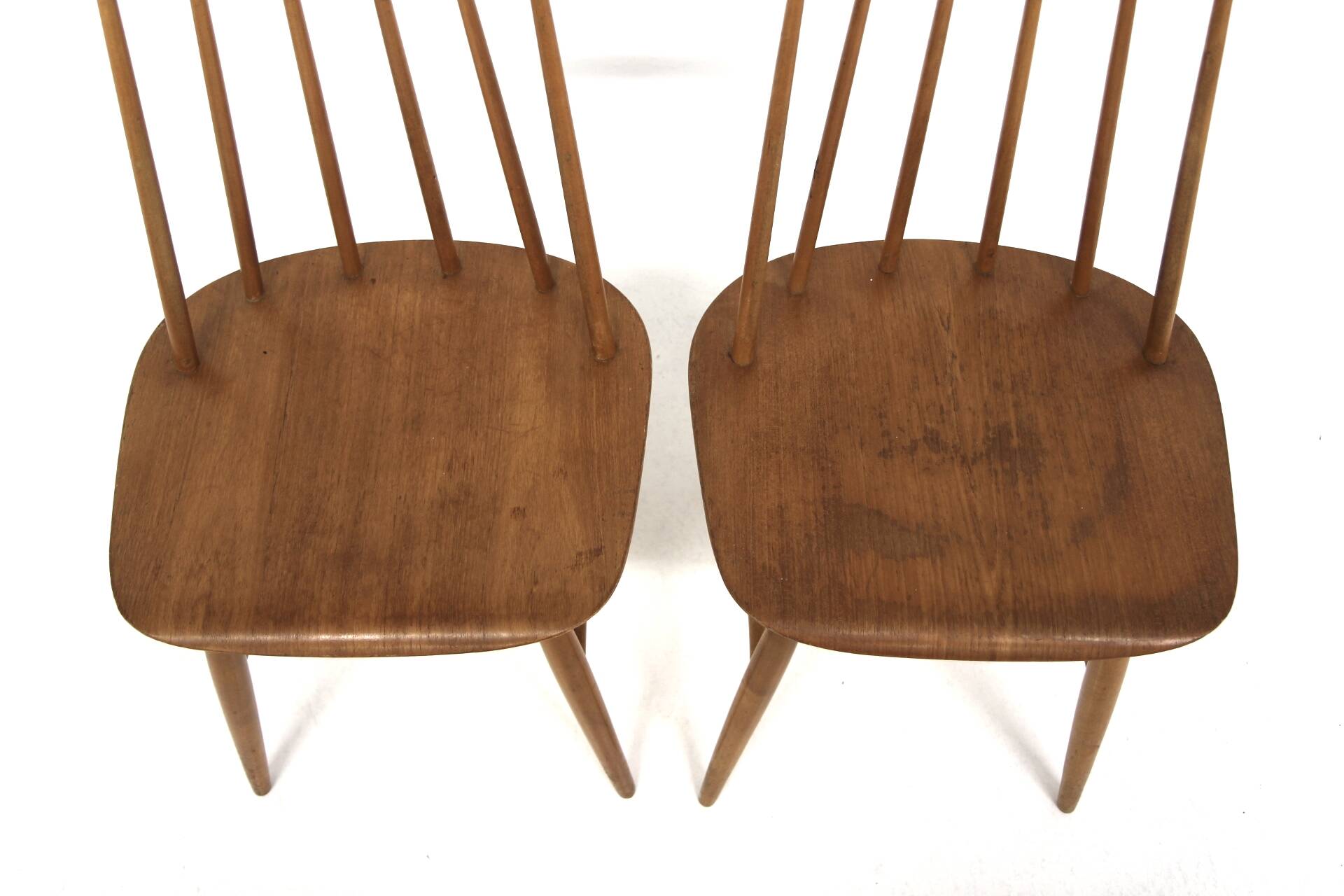 Set de 2 chaises scandinave "Fanett" par Ilmari Tapiovaara, Suède, 1960