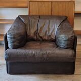 Niels Eilersen lounge chair in leather, 1960s