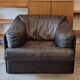 Niels Eilersen leather lounge chair, 1960s