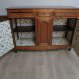 High sideboard in solid oak