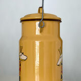 Enamelled sheet metal tea set