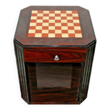 Art Deco bedside table with pattern