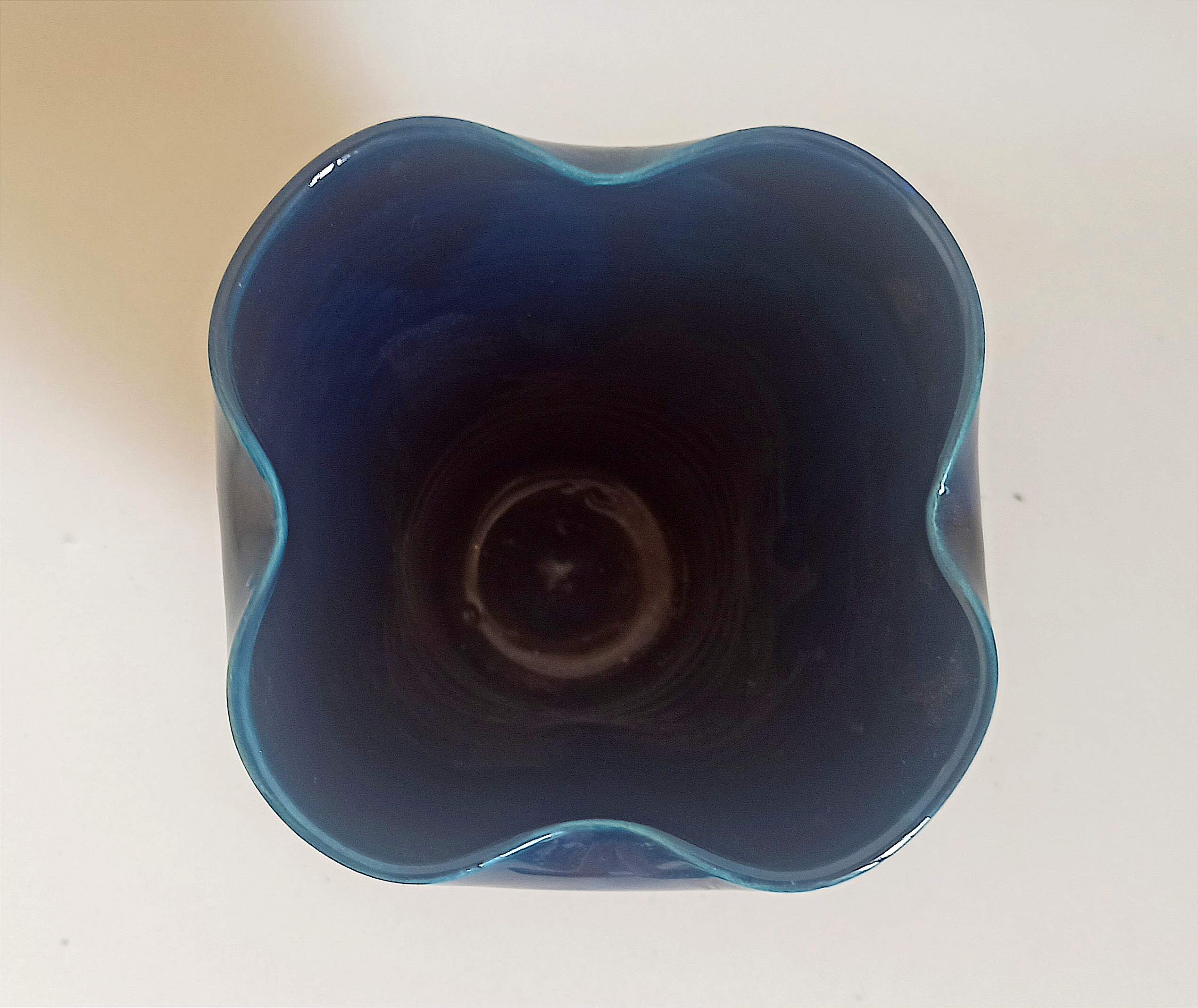 Vase Fat Lava Vallauris Ecume des Mers Height 25,5 cm