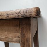 Bedside table solid oak patinated early twentieth century