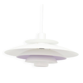 Lampe Form Light scandinave blanche, années 1970