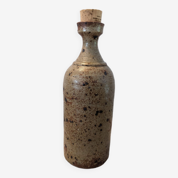 Pyrite stoneware bottle