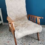 Fur armchair